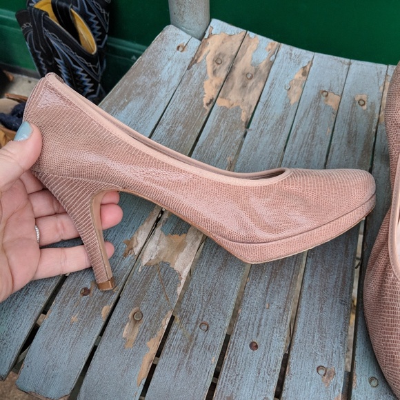 Accessoire Diffusion Nude Leather Heels 9/39 - Picture 3 of 6